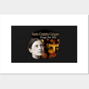 Saint Gemma Galgani Catholic Saint & Mystice Visions of Guardian Angel Posters and Art